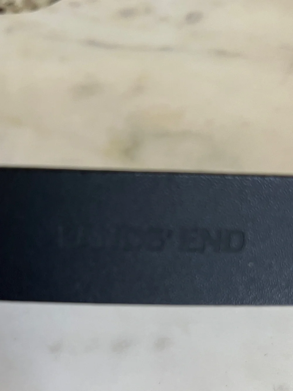 Land’s End Black XL Leather Belt